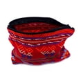 thumbnail image 4 of Large Multicolored Tribal Pattern Woven Lightweight Coin Purse Zipper Pouch - Womens Fashion Handmade Bags Boho Travel Accessories, 4 of 4