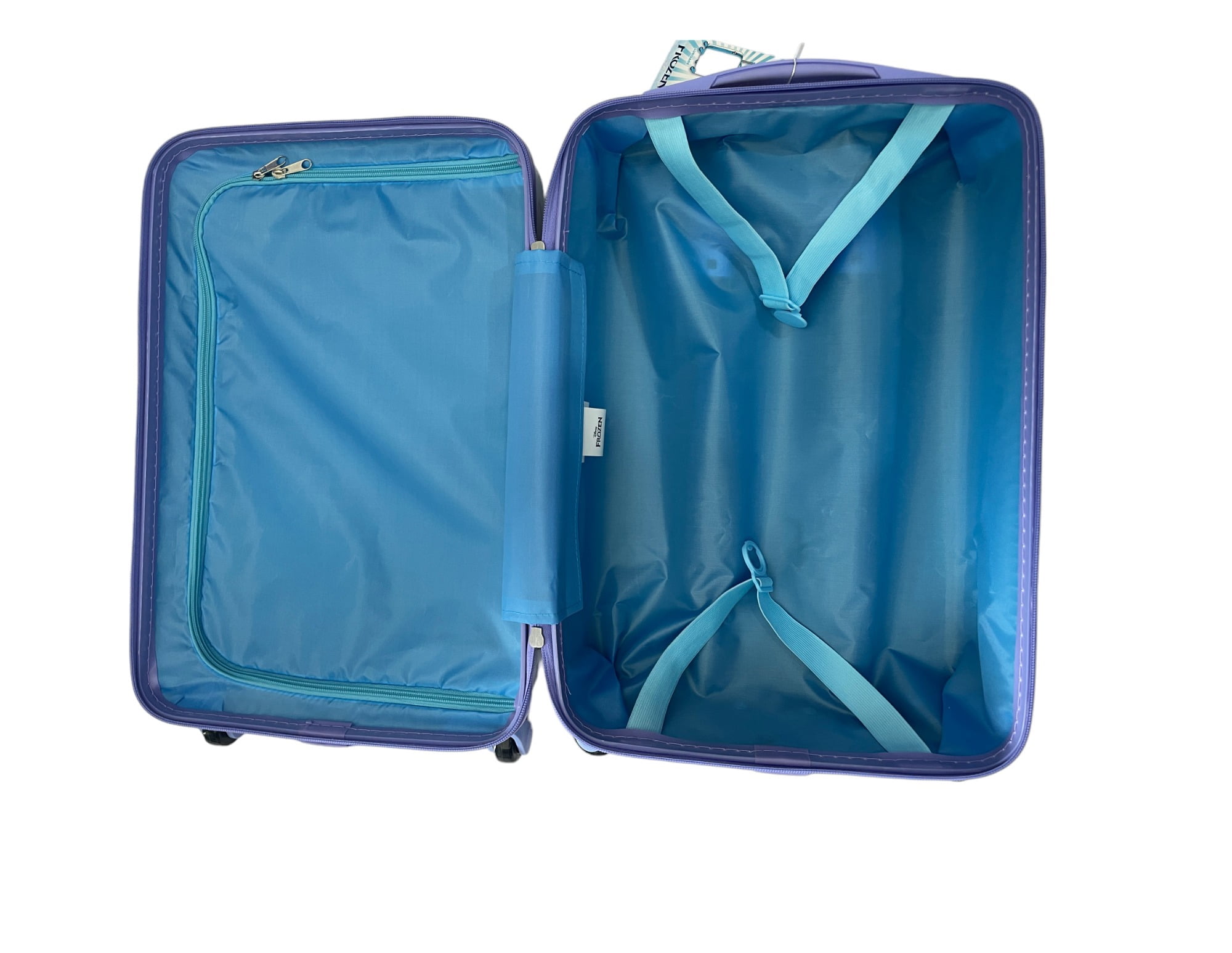 Disney Frozen Kid's 18" ABS Spinner Luggage With Duffel Set