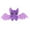 Purple, variant on Wizlet 18.9 inch Plush Bat Stuffed Animal Plush Toy Halloween Bat Decor Bedtime Toys for Kids Red