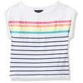 thumbnail image 1 of Nautica Girls' Tee Shirt, White, 3T, 1 of 2