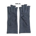 thumbnail image 3 of Qarigey Guantes para artritis, soporte para alivio del dolor en los dedos de las articulaciones, muñequera de terapia para hombres sin dedos, guantes y mitones L, 3 of 6
