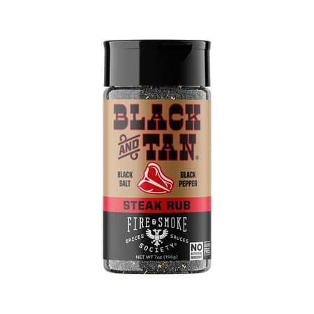 Fire & Smoke Society Black & Tan  Beef and Steak Rub  6 Ounce