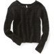 thumbnail image 1 of Suéter de punto de ganchillo Aeropostale para mujer negro extragrande, 1 of 1