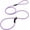 Light Purple, variant on Slip Lead Dog Leash – Strong Nylon Training Rope with Spring-Loaded Adjustable Stopper – 5/16" x 4/5/6ft -No Pull Heavy Duty Leash for Small Medium Large Dogs(Black, 4 FT)