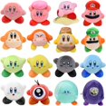thumbnail image 2 of Kawaii Kirby Waddle Dee Soft Plush Toys Cute Cartoon Buffet Elfilin Meta Knight Stuffed Animasl Peluche Dolls Birthdays Gifts, 2 of 5