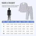 thumbnail image 4 of Salouo Cute Rabbit Print Button-Front Long Sleeve Pajama Set for Men, Soft 2Pjs Men's Long Sleeve Sleepwear-Large, 4 of 7