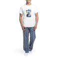 thumbnail image 5 of CafePress - Pro Ukraine Support Ukrainian Flag Peace S Pajamas - Men's Light Loose Fit Cotton Pajama Set, 5 of 7