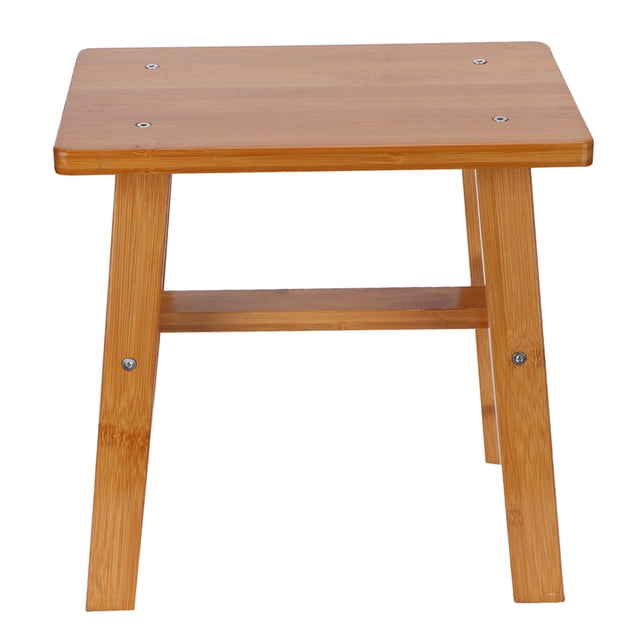 Child Stool, Moth Proofing Child Bench, Multipurpose Child , Bamboo Stool, Safe For Kids Home Living Room M Rectangle
