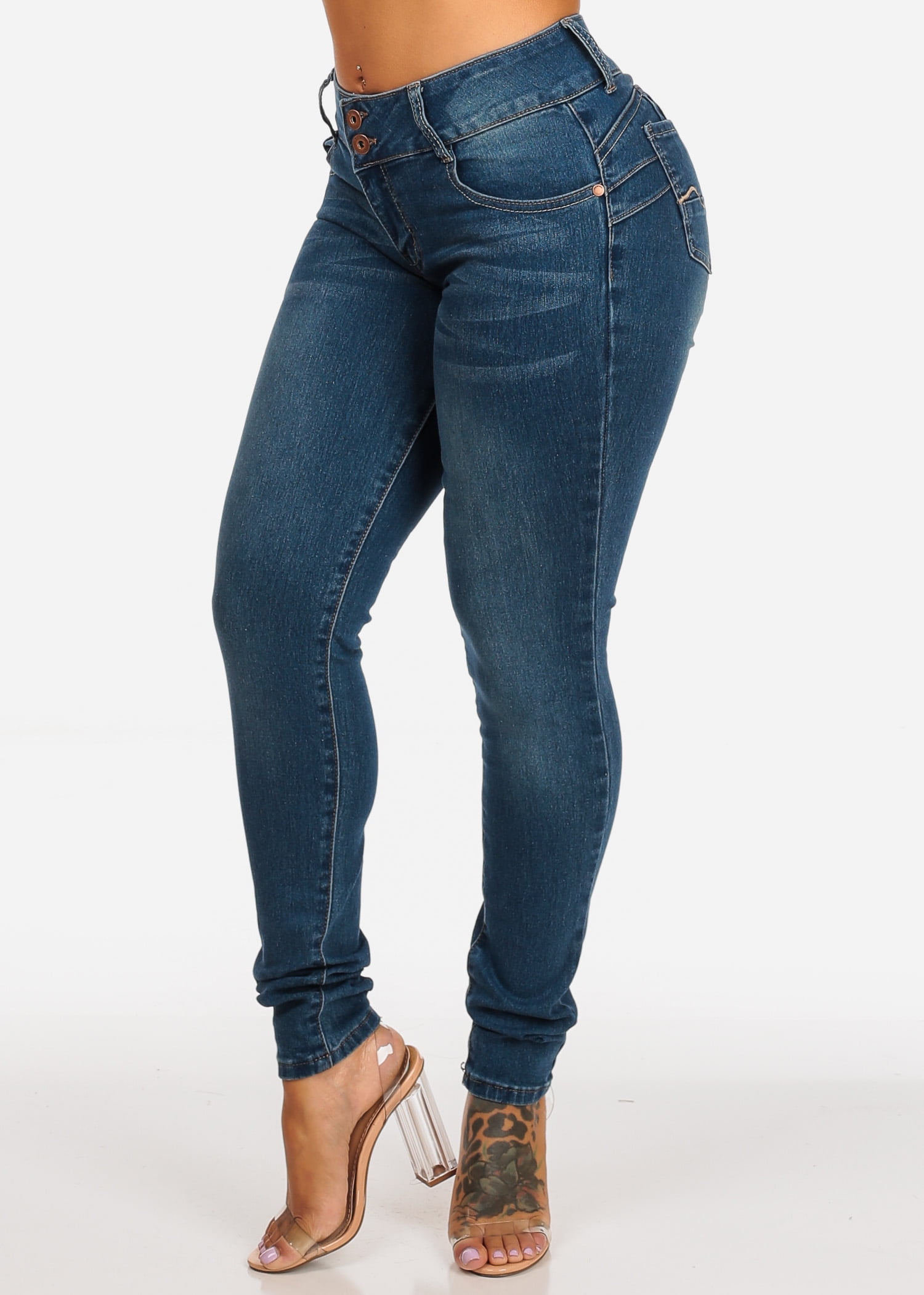 womens jeans with design on back pocket