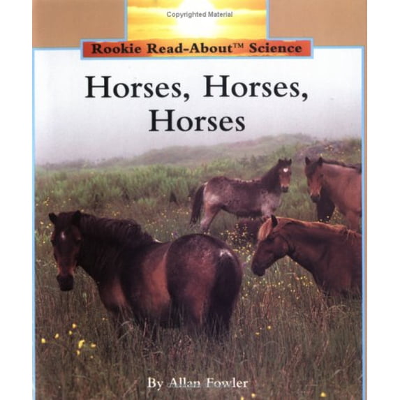 Pre-Owned Horses, Horses, Horses (Rookie Read-About Science) (Paperback) 0516449214 9780516449210