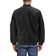 thumbnail image 2 of Men’s Classic Long Sleeve Water Resistant Lined Zip Up Bomber Jacket (Black, XS), 2 of 3