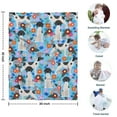 thumbnail image 4 of German Shorthaired Pointer Dog and Flower Blanket,Comfortable Soft Flannel Throw Blanket,All Season,Warm Lightweight Blankets for Sofa Bed Couch Living Room Chair,30"x40", 4 of 4