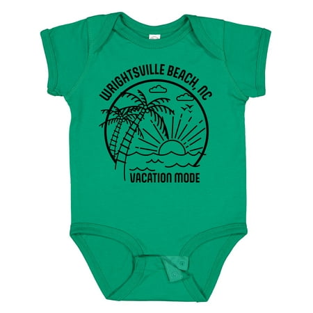 

Inktastic Summer Vacation Mode Wrightsville North Carolina Gift Baby Boy or Baby Girl Bodysuit