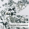 thumbnail image 5 of NICETOWN Blackout Curtains 84 inches Long, Watercolor Foliage pattern Light Blocking Curtains Thermal Insulated Energy Efficient Grommet Drapes for Farmhouse, Grey, 2 Panels, 5 of 8