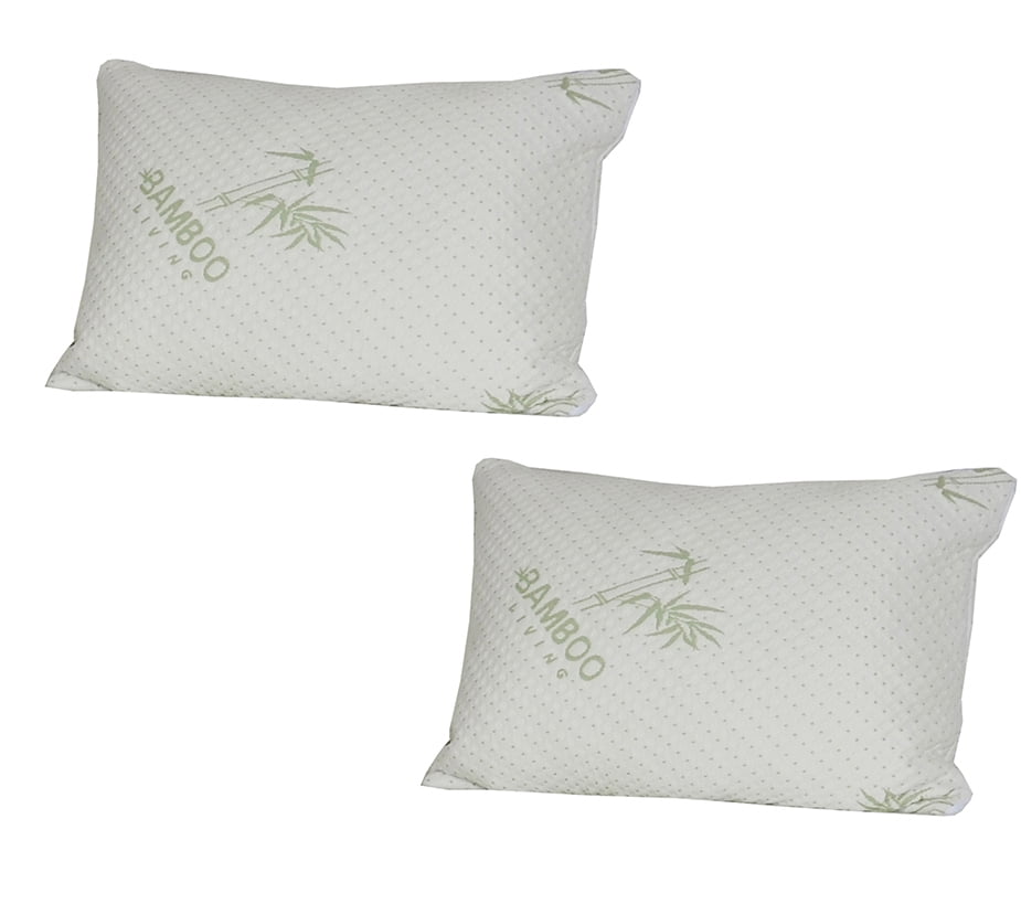 Waterproof Pillow Protector 2 Piece Set, Bamboo Blend Hypoallergenic