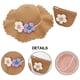 thumbnail image 3 of Sombrero de mujer con circunferencia de 56-58 cm, sombrero de paja de verano y conjunto de bolso de paja, sombrero de playa, 3 of 5
