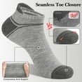 thumbnail image 4 of KOITHOT 24 Pairs Men Ankle Socks, Low Cut Comfortable Lightweight Running Socks for Men Size 6-9, 4 of 7