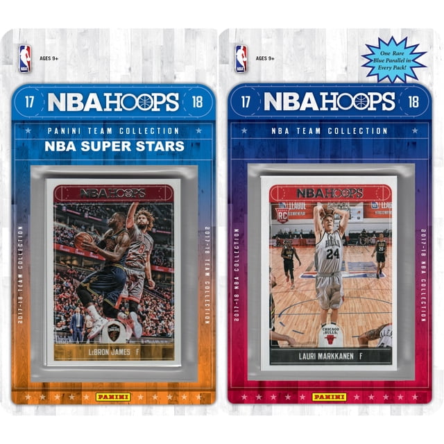 C&I Collectables 2017BULLSTS NBA Chicago Bulls Licensed 2017-18 Hoops Team Set Plus 2017-18 Hoops All-Star Set