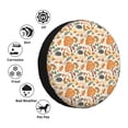 thumbnail image 4 of Sikiie Autumn With Hedgehog PVC Leather Spare Tire Wheel Cover Spare Tire Cover, for Car Truck SUV Camper Trailer Universal Fit(14-17in)-16 inch, 4 of 6