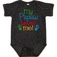 thumbnail image 3 of Inktastic My Papaw Loves Me Boys or Girls Baby Bodysuit, 3 of 5