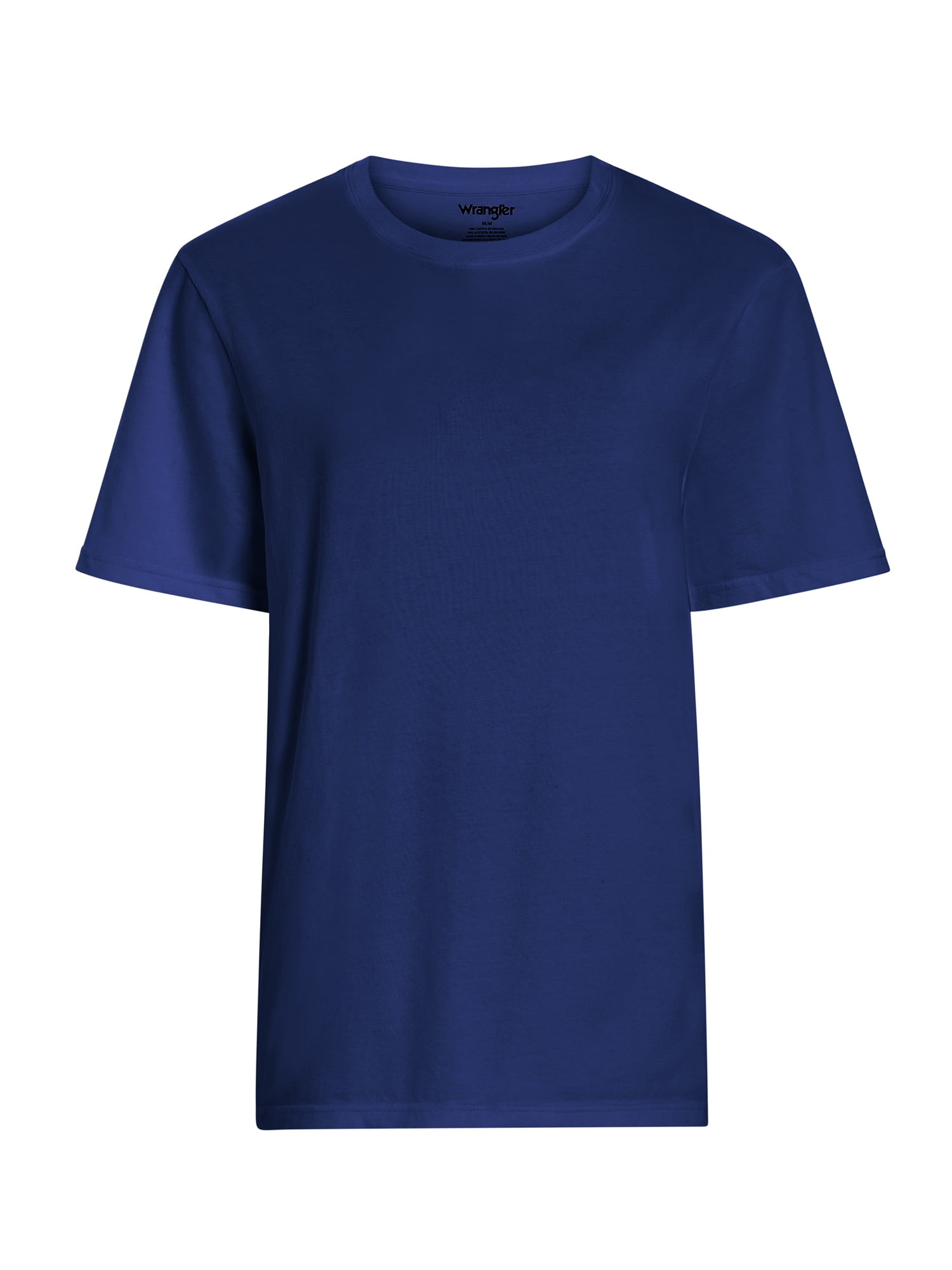 Wrangler Crew Neck Cotton Stretch Soft Undershirts for Men, 6-Pack (S-3XL)