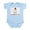 Sky Blue, variant on CafePress - My Mommy Is A Hero (Dalmation Infant Bodysuit - Baby Light Bodysuit, Size Newborn - 24 Months