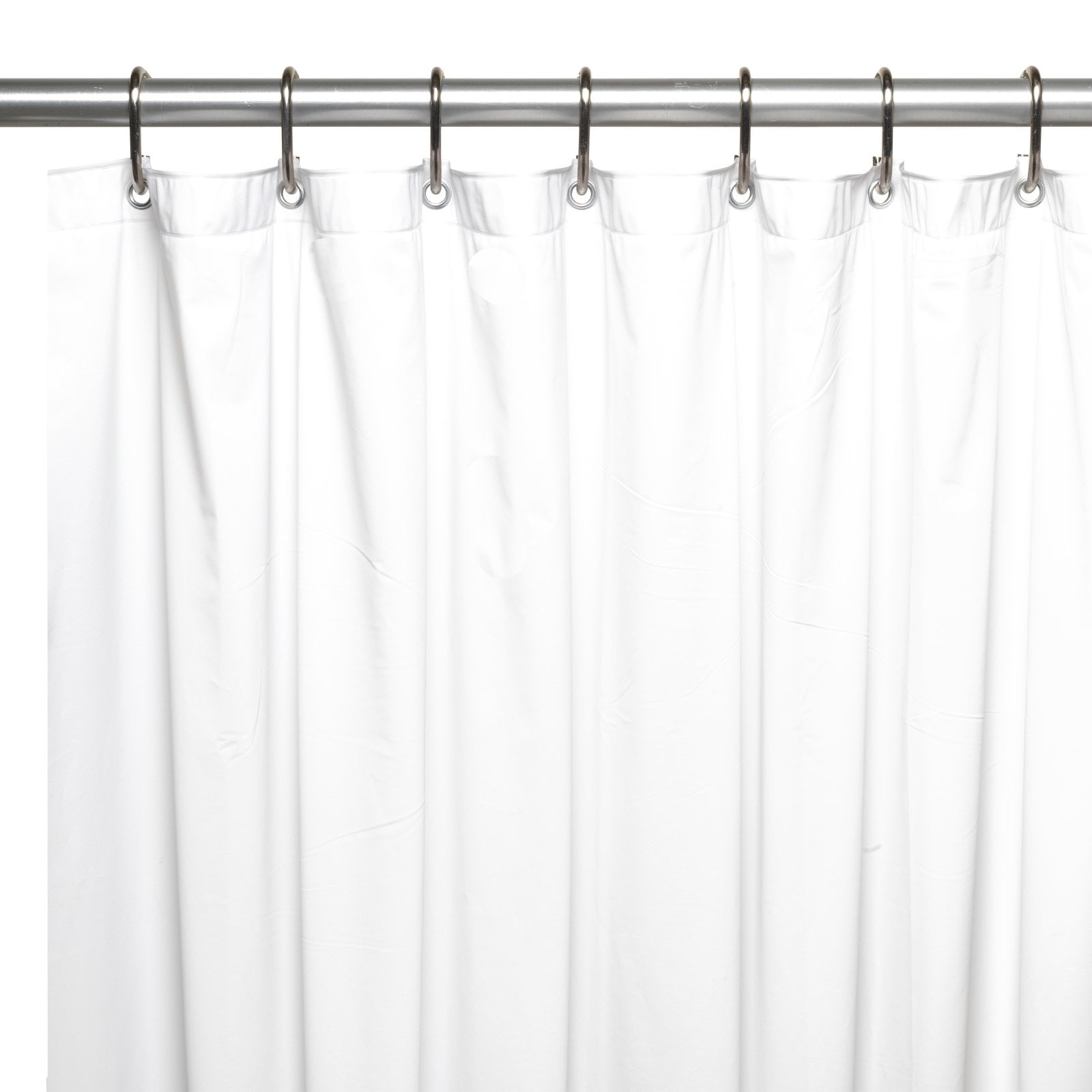 Premium 4 Gauge Vinyl Shower Curtain Liner w/ Weighted and