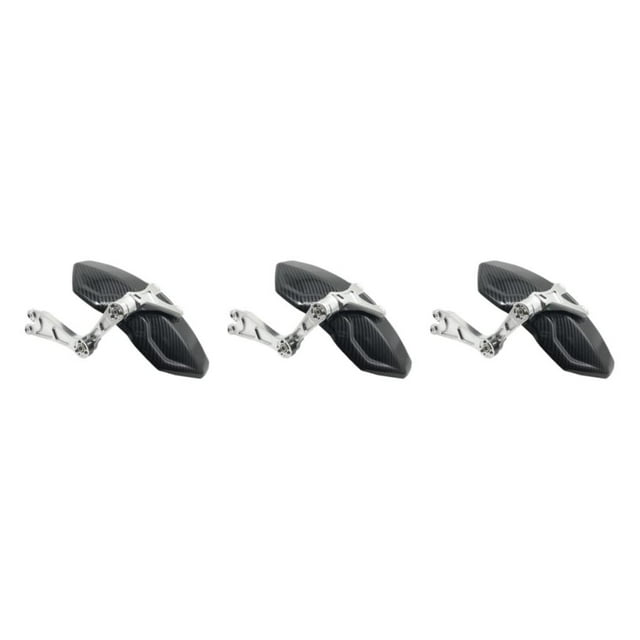 Decodeary Carbon Fiber Motorcycle Rear Wheel Fender Mudflap for Niu Technologies Sleek and Reliable 2nd Generation White 3Set