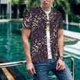thumbnail image 6 of Lsque Dice Pattern Mens Polo Golf Shirts Funny Graphics Shorts Sleeve Button Shirts Baseball T-shirt-Large, 6 of 7