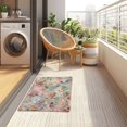 thumbnail image 6 of 32"x20" Door Mat Mat Absorbent & Non-Slip Entryway Rug Washable Floor Mat Abstract Pink Floral Pattern, 6 of 7