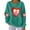 Light Blue, variant on Taqqpue Womens Sweatshirts Crewneck Fleece Oversized Pullover Sweaters Spring Plus Size Valentine Long Sleeve Shirts for Women