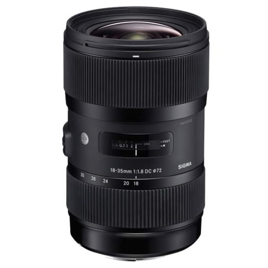 Geven Oneerlijkheid Einde Sigma, 18 mm to 35 mm, f/1.8, Wide Angle Zoom Lens for Nikon F - Walmart.com