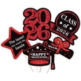 thumbnail image 1 of 1 Set Graduation Decoration Class of 2026 Congrats Grad Centerpiece Sticks 2026 Graduation Table Decor Toppers for College Congrats Party Picks,Cupcake Toppers,Food Picks,Decorative Picks,Cake Decora, 1 of 6