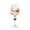 Gold, variant on Hand Painted Christmas Wine Glasses Set Of 4 Lead Free Crystal Goblets Festive Holiday Stemware For Red And White Wine