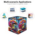 thumbnail image 2 of Mind Car Foldable Storage Basket Organizer Bins with Handle, 10.8"x10.5"x10.6", Large Capacity Storage Bins, 2 of 6