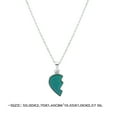 thumbnail image 2 of 1 Pair Temperature Sensing Color Changing Necklace Matching Heart Wing Necklace, 2 of 8