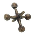 thumbnail image 6 of 5", 4", 3"H Bronze Metal Weathered Jack Sculpture, by DecMode (3 Count), 6 of 20