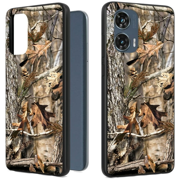 CoverON Flexible Rubber Slim Case for Motorola Moto G Stylus 5G 2024, Fall Camouflage