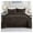Dark Brown, variant on Christmas Quilt Set Snowman Reindeer Cardinal, Winter Bedspread 3 Piece, Lightweight Coverlet Comforter for Queen or King Beds