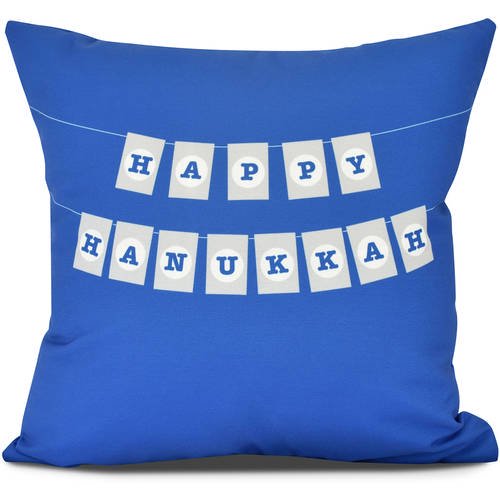 Banner Day, Word Print Pillow