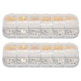 thumbnail image 3 of Nail Art Pendant, Nail Chain Safe Wearing Multi Shapes Portable Box Storage  For Manicure School For Salon, 3 of 8