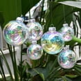 thumbnail image 4 of 1-6 bolas navideñas ecológicas de PVC para decoración de árbol de Navidad, colgantes de bolas de colores de 6/8/10/12 cm, decoración del hogar para centro comercial, 4 of 5