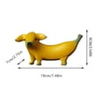 Creative Banana Puppy Resin Ornaments Home Sculpture Cute Banana Dog