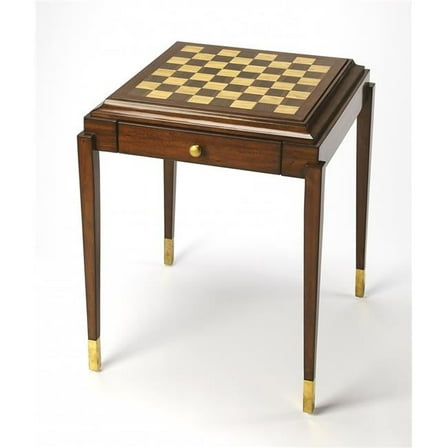 HomeRoots 389894 Game Table, Antique Cherry