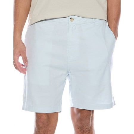 Onia mens Stretch Canvas Traveler Linen-Blend Short, 36, Blue
