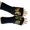 Black, variant on 2pcs Bike Ride Glove Warm Fleece Lined Mittens Windproof Sports Warm Gloves Suitable for Outdoor Activity