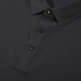 thumbnail image 6 of Summer Savings Clearance Men's Casual Neck Turndown Collar Sleeved Tops Blouse, 6 of 8