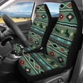 thumbnail image 3 of Uourmeti Automotive Vehicle Cushion Easy to Install Polyester, Compatible with Car Interior Auto Seats, for Cars Trucks, Horse Silhouettes Geometric Pattern, 3 of 10