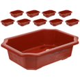 thumbnail image 3 of 10Pcs Bonsai Training Pots Rectangular Plastic Growing Pot Bonsai Succulent Planter Pot Flower Holder Container for Home Office Balcony Garden Yard Da, 3 of 5