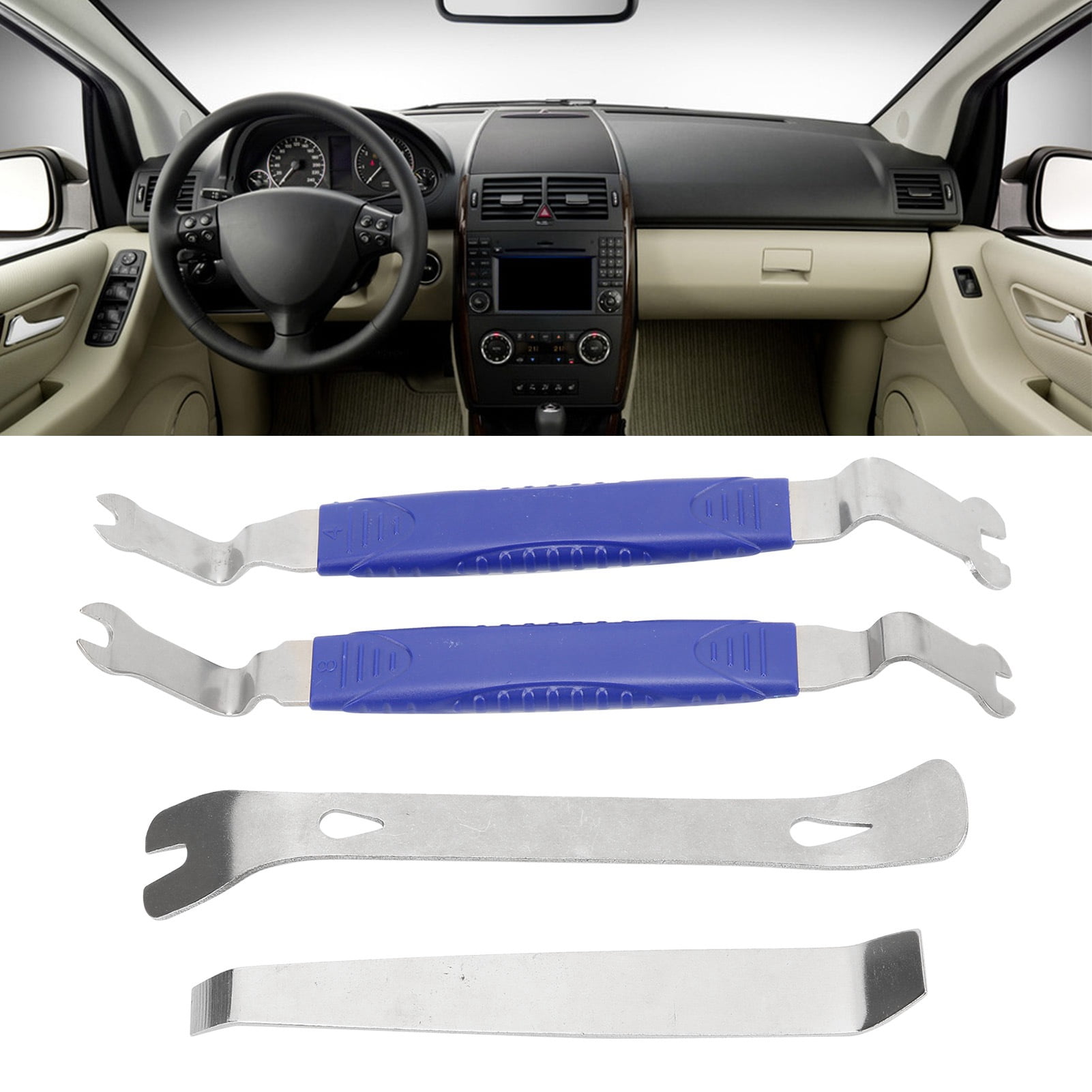 Kit Outil Démontage Garniture Voiture - EJ.LIFE - 12Pcs - PVC Acier